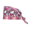 RAINBOW HELLO KITTY SCRUB CAP︳Kitty Star Burst