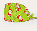 CHRISTMAS SCRUB CAP ︳GREEN SANTA